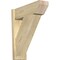 Ekena Millwork Traditional Slat Rough Sawn Outlooker, Douglas Fir, 8"W x 24"D x 28"H OUT08X24X28TRA06RDF - alternate 1
